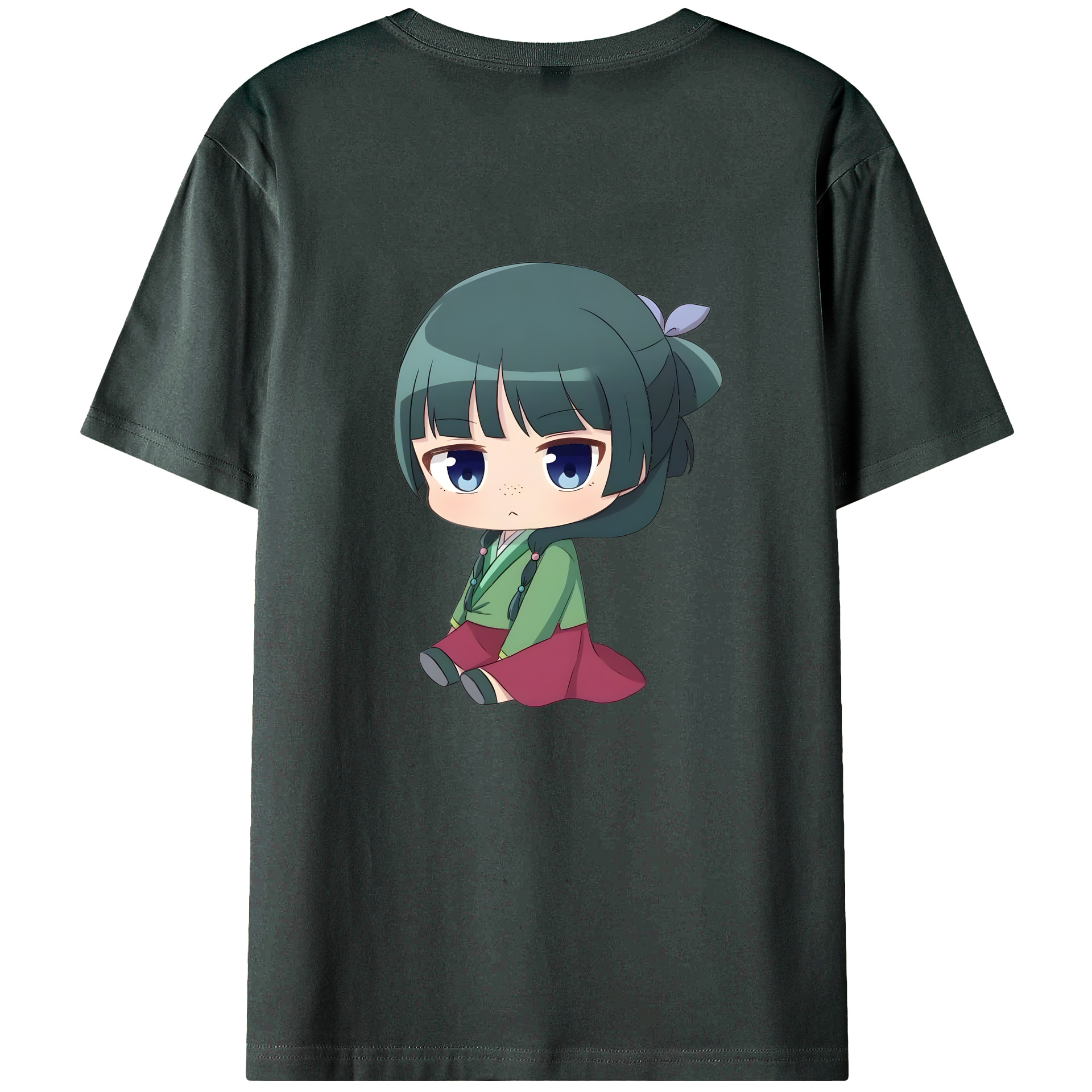 （画像用） 薬屋のひとりごと The Apothecary Diaries 綿100％ メンズ半袖Tシャツ（バックプリント） 通気性